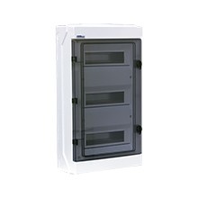 Rozdzielnica plastikowa natynkowa 36 modułów (3x12) N+PE IP65 /Drzwi dymne/ ELEKTRO PLAST OPATÓWEK