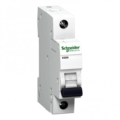 Schneider A9K01106 Wyłącznik nadprądowy Acti9 K60 A9K01106 B6A 1P 6KA 3606480478123