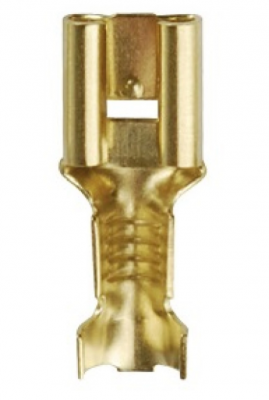 Nasuwka przewodowa nieizolowana MS 6,3-2 /100szt./ Erko
