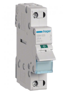 Modułowy rozłącznik izolacyjny 25A 230V AC 1P HAGER