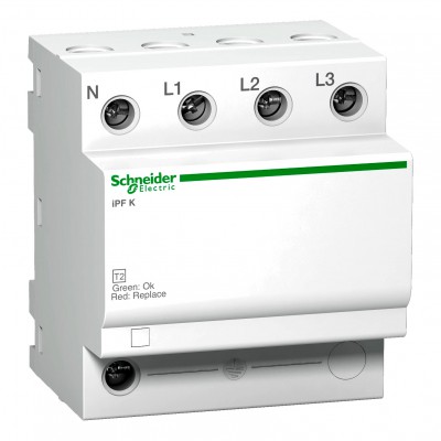 Schneider A9L15688 Ogranicznik przepięć A9L15688 IPF40 T2 C 3P+N 4M 15/40KA 1.5KV TT, TNS 3606480089879