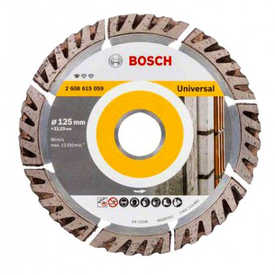 Bosch 2.608.615.059 Diamentowa tarcza do cięcia Bosch Accessories Standard for Universal Speed 1 szt. 2.608.615.059 3165140869690