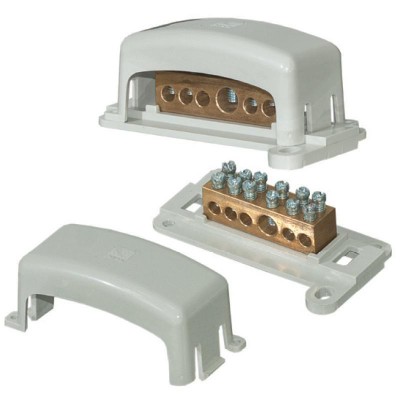 Szyna wyrównująca potencjał mała 5x10mm² 1x16mm² Pawbol