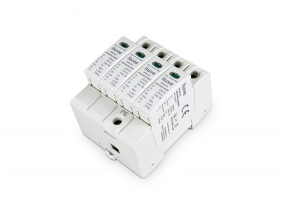 Ogranicznik przepięć OP20 T2 C 4P 4M 20/40kA 1,5kV TN RGB TECHNIK
