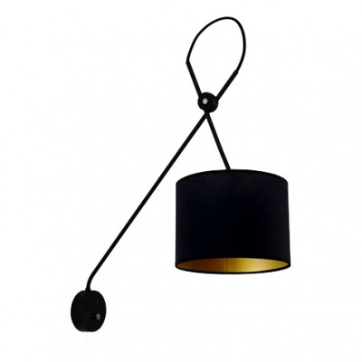 LAMPA ŚCIENNA VIPER BLACK KINKIET 6513 NOWODWORSKI