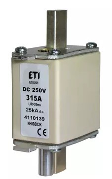 Wkładka topikowa NH00 gR 100A 250V Eti