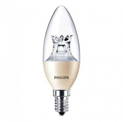 Philips LEDcandle E14 B38 6W 827 (MASTER) Bardzo Ciepła Biel - DimTone Regulacja Światła - Zamienne 40W 8718696453506 Signify