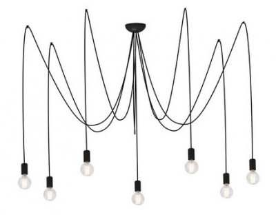 Lampa pająk SPIDER BLACK VII 6785 NOWODWORSKI