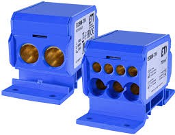 Blok rozdzielczy EDBM-7N 192A 2x 4‑70mm²+ 3x 2,5‑25mm² + 4x2,5‑16mm² Niebieski 001102423 Eti