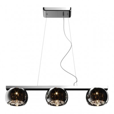 Lampa sufitowa Zuma Line Crystal P0076-03S-F4FZ Srebrny Zuma