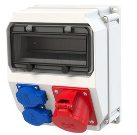 Rozdzielnica stacjonarna ECOLINE IP44 1x32/5, 2x230V Pce