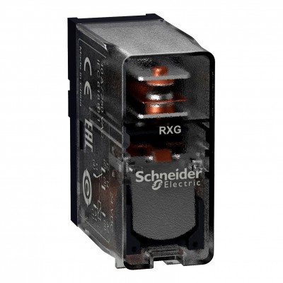 Przekaźnik interfejsowy RXG15BD 10A 2P 24V DC 1CO /Przeźroczysty/ Schneider