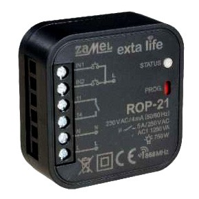 Zamel EXL10000001 Radiowy odbiornik dopuszkowy Zamel 1-kanałowy 2-kierunkowy typ ROP-21 EXL10000001 5903669207184