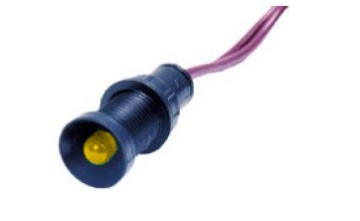 KLP 5Y230V LAMPKA KONTROLNA SYGNALIZACYJNA KLOSZ 5MM 230V ŻÓŁTY 84505004 Simet