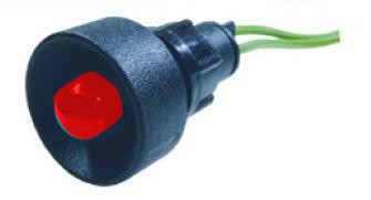 KLP10R230V LAMPKA KONTROLNA SYGNALIZACYJNA KLOSZ 10MM 230V CZERWONY 84510001 Simet