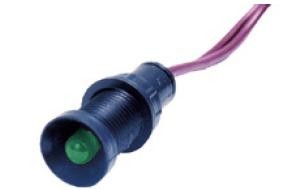 KLP 5G230V LAMPKA KONTROLNA SYGNALIZACYJNA KLOSZ 5MM 230V ZIELONY 84505005 Simet