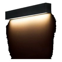 KINKIET STRAIGHT WALL LED GRAPHITE S 62CM 9618 NOWODWORSKI