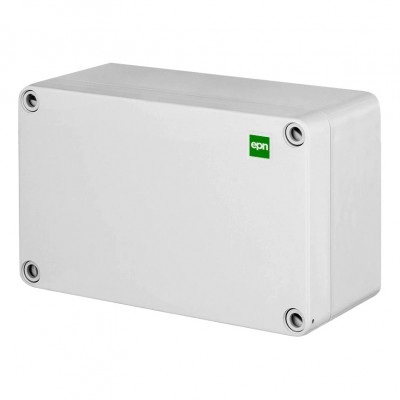 Puszka instalacyjna natynkowa hermetyczna INDUSTRIAL IP65 IK07 170x105x112mm /Kolor szary/ Szary Elektro-Plast Nasielsk