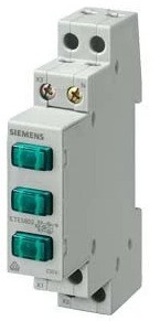 Lampka kontrolna 1M 3xLED 230V AC /Zielona/ SIEMENS