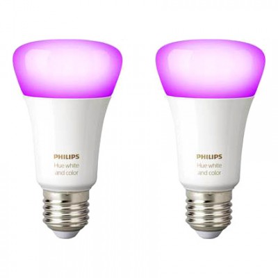 Philips Lighting Hue LED light bulb (pack of 2) 8718696729052 EEC: A+ (A++ - E) white and color ambiance E-27 10 W RGBW Signify