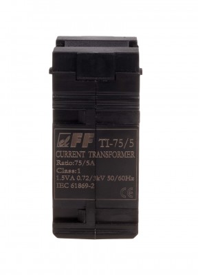 F&f PRZEKŁADNIK PRĄDOWY 75/5A O22, KL. 0,5 TI-75-5