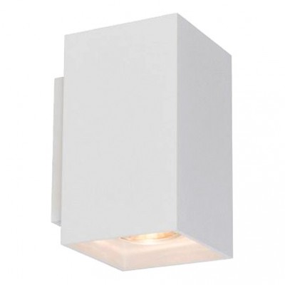 Kinkiet SANDY WL SQUARE WHITE 92697 2X50W BIAŁY Biały Zuma