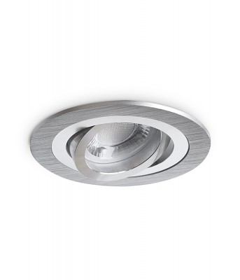 Sufitowa oprawa punktowa ruchoma GU5.3 IP20 DELTA-O AS Aluminium szczotkowane HD-12A000-07 RGB TECHNIK