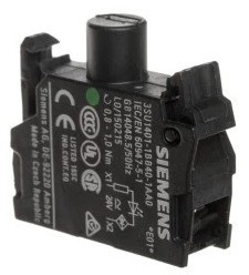 Oprawka blok SIRIUS ACT LED 24V AC/DC montaż czołowy /Zielony/ SIEMENS