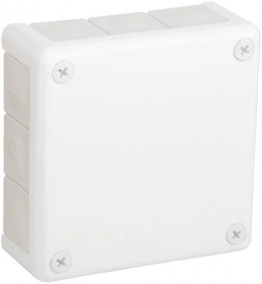 Puszka natynkowa hermetyczna IP55 z 12 dławikami gumowymi VP-51 /118x118x46mm/ Biały VIPLAST