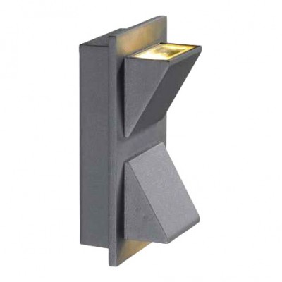 Kinkiet CARINA 2L IP44 Szary 102579 - Markslojd Szary Markslojd