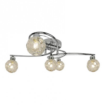 Lampa sufitowa NICOLA G916008-5CL Zuma Line 5X25W SREBRNY Srebrny Zuma
