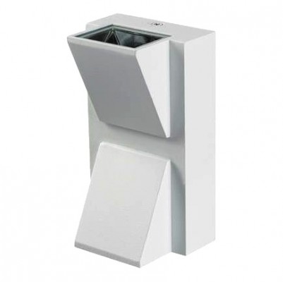 Markslojd Carina 104734 Oświetlenie zewnętrzne Kinkiet 2x1W LED biały aluminium Biały Markslojd