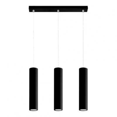Lampa wisząca LAGOS czarny 3x GU10 40W IP20 Sollux SL.0329 Sollux