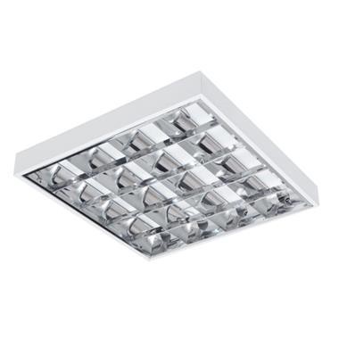 Oprawa rastrowa natynkowa na LED 4x18 18W G13 T8 600x610x70mm 31057 Kanlux