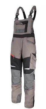 Ogrodniczki ze wstawkami L khaki-czarne LAHTI L4060903 Khaki-Czarny Profix