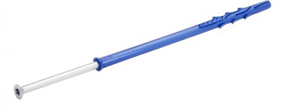 Rawlplug Kołek ramowy poliamidowy FF1 z ocynkowanym wkrętem z łbem stożkowym /8x80mm/ Niebieski R-FF1-N-08L080