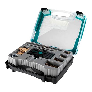 Lł Zestaw do niewidocznych połączeń w drewnie Wolfcraft Undercover Jig WF4642000