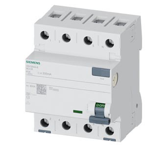 Wyłącznik różnicowoprądowy 40A 300mA 10kA 4P /Typ A/ SIEMENS