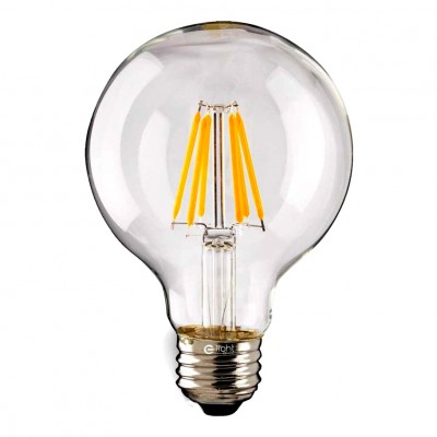 Industrialna ŻARÓWKA dekoracyjna EKZF971 Eko-light LED G125 E27 bulb 7W 800lm 230V 4000K biała neutralna  Indeks  EKZF971 Eko-Light