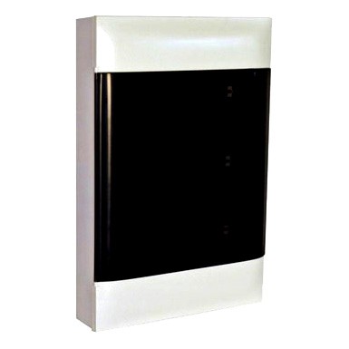 Legrand Rozdzielnica plastikowa natynkowa Practibox S 3x12 IP40 N+PE 536x328x108mm 36M /Kolor biały, drzwiczki transparentne dymne/ Biały 135433