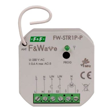 F-And-F FW-STR1P-P Sterownik do rolet radiowy FW-STR1P-P dopuszkowy 5902431670959