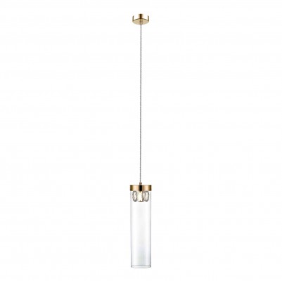 Lampa wisząca GEM P0389-01D-F7AC - Zuma Line Złoty Zuma
