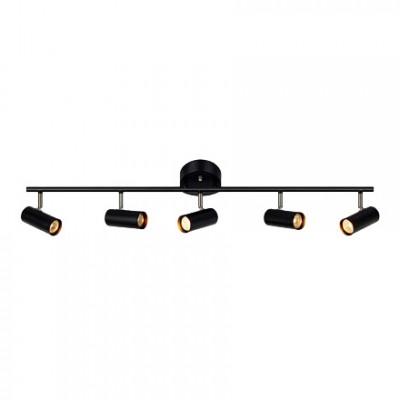 Markslöjd 107351 - Oświetlenie punktowe BARCELONA 5xGU10/12W/230V Czarny Markslojd