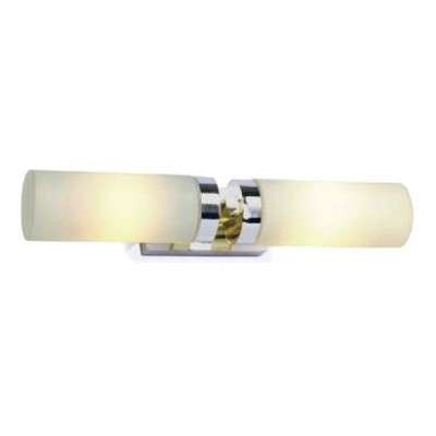 Markslojd STELLA 234841-450712 kinkiet 2x40W/E14 Stalowy/biały Markslojd