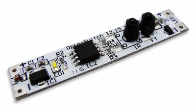 Sterownik LED bezdotykowy ze ściemniaczaem do profilu 12V24V DC max 60W WDM-3 741334 RGB TECHNIK