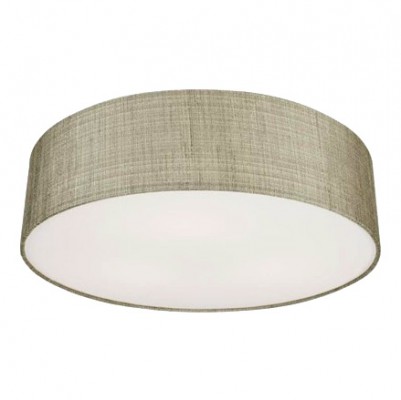 LAMPA SUFITOWA PLAFON Z ABAŻUREM TURDA III SZARY/SREBRNY ŚR. 50CM 8953 NOWODWORSKI