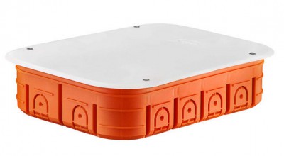 Puszka podtynkowa 6x60mm płytka z pokrywą M6X60FP /171x229x52mm/ Simet