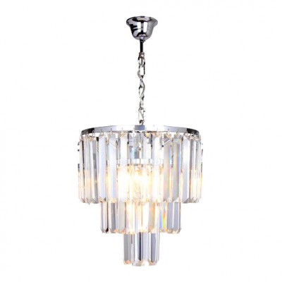 Lampa wisząca AMEDEO 17106/3+1-CHR Srebrny Zuma