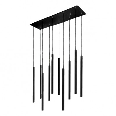 LAMPA NAD WYSPĘ STÓŁ LASER BLACK X CZARNA 8923 NOWODWORSKI