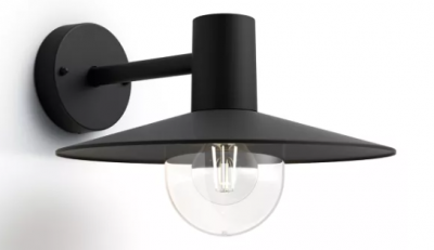 Lampa ścienna myGarden Skua Czarny Signify